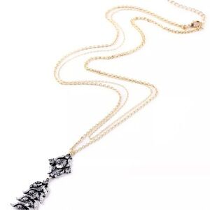 ELEGANT TIMELESS RETRO INSPIRED CRYSTAL PENDANT #406